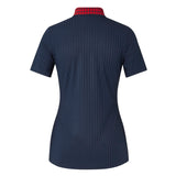 Cross Women's Rib Polo - Navy