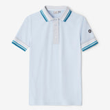 Cross Women's Stripe Polo - Xenon Blue