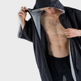 Dryrobe Advance Unisex Short Sleeve - Black/Grey