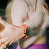 Suunto 22 ATH7 Loop Textile Strap S+M Coral Orange