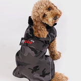 Dryrobe® Dog Coat -  Black Camouflage Black