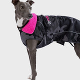 Dryrobe® Dog Coat - Black Camouflage Pink