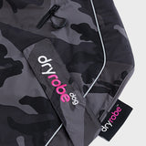 Dryrobe® Dog Coat - Black Camouflage Pink