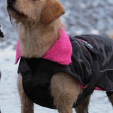 Dryrobe® Dog Coat - Black Camouflage Pink