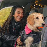 Dryrobe® Dog Coat - Black Camouflage Pink