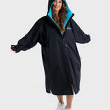 Dryrobe Advance Unisex Long Sleeve - Black/Blue