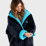 Dryrobe Advance Unisex Long Sleeve - Black/Blue