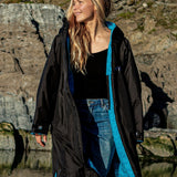 Dryrobe Advance Unisex Long Sleeve - Black/Blue