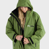 Dryrobe Advance Unisex Long Sleeve - Dark Green/Black