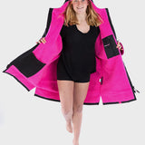 Dryrobe Advance Youth Long Sleeve - Black/Pink