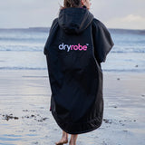 Dryrobe Advance Youth Long Sleeve - Black/Pink