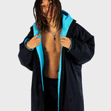 Dryrobe Advance Unisex Long Sleeve - Black/Blue