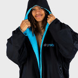 Dryrobe Advance Unisex Long Sleeve - Black/Blue