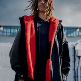 Dryrobe® Advance Unisex Long Sleeve - Black/Red