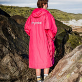 Dryrobe® Advance Unisex Long Sleeve - Pink/Lt Grey