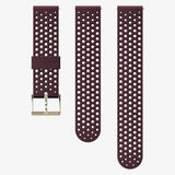 Suunto Athletic 1 Strap - 20mm Silicone, S/M - Burgundy