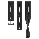 Suunto 22mm Ath 6 Silicone Strap - All Black S+M