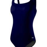 TYR Women's Solid Scoop Neck Controlfit - Navy