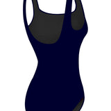 TYR Women's Solid Scoop Neck Controlfit - Navy