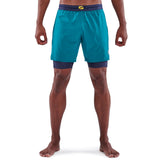 SKINS Men's Series-3 Superpose Short - Navy Cyan