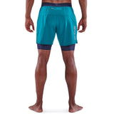 SKINS Men's Series-3 Superpose Short - Navy Cyan