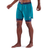 SKINS Men's Series-3 Superpose Short - Navy Cyan