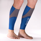 SKINS Unisex Series-3 Calf Tights MX - Marine Blue/Charcoal