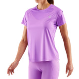 SKINS Women's Series-3 Active Short Sleeve Top - Iris Orchid