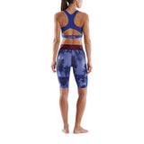 SKINS Women's Series-3 Half Tights Blue - Camo