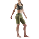 SKINS Women's Series-3 Half Tights - Khaki
