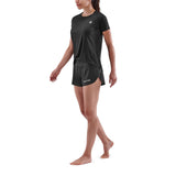 SKINS Women's Series-3 Active Short Sleeve Top - Black