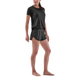 SKINS Women's Series-3 Active Short Sleeve Top - Black